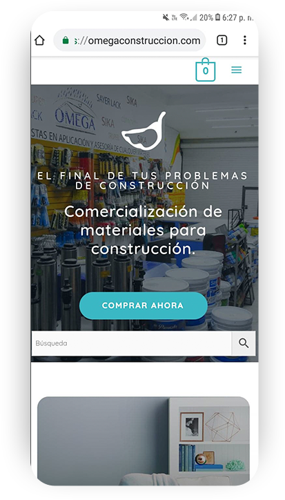 pantalla cel omega 1